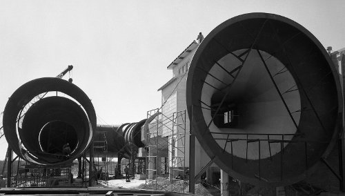 Wind Tunnel Construction by Cushing Memorial Library and Archives, Texas A&amp;M, on Flickr